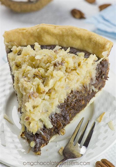 German Chocolate Pie | Easy Homemade Christmas Pie Dessert Recipe