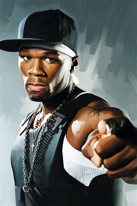 50 Cent Artwork 2 - Rapper – Poster | Canvas Wall Art Print - Jenifer Shop