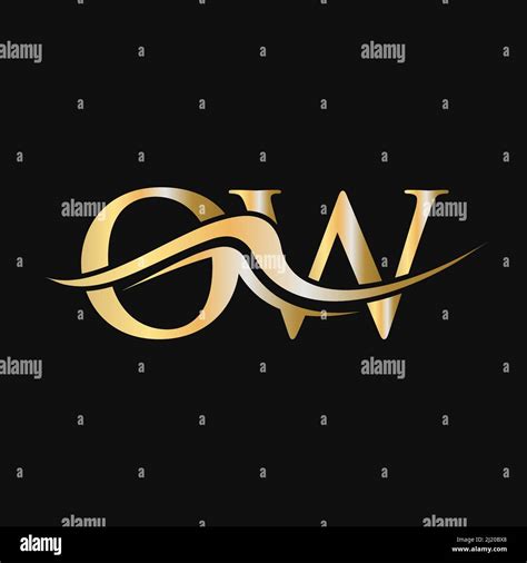 Letter OW Logo Design. Initial OW Logotype Template For Business And ...