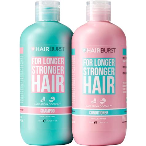 HAIR BURST Hair Growth Shampoo & Conditioner - Anti Hair Loss ...