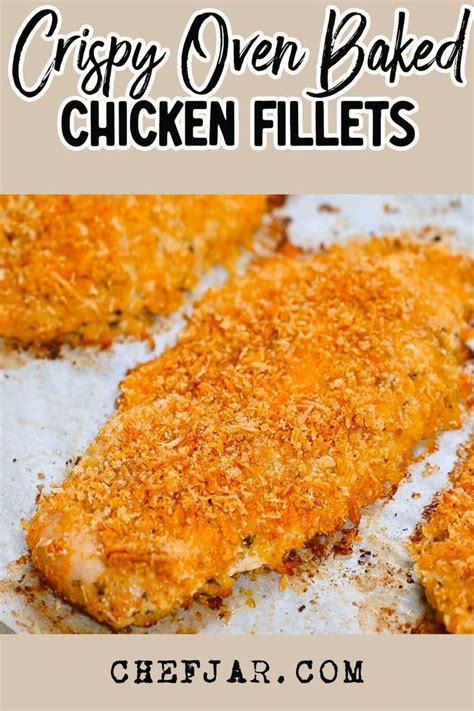 Crispy Oven Baked Chicken Fillet - Chefjar [Video] | Recipe [Video ...