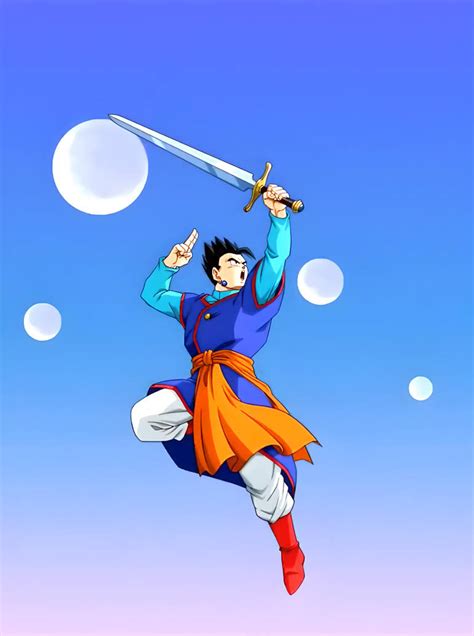 Gohan training with the Z sword by johnny120588 on DeviantArt