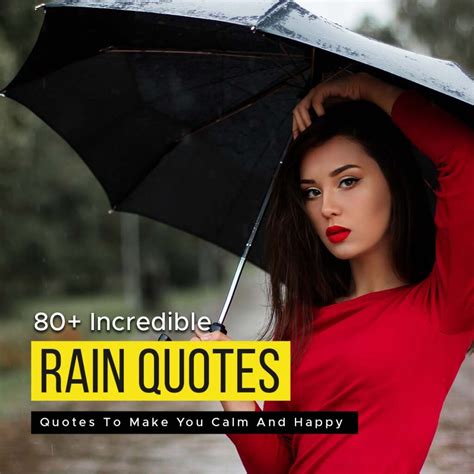 80+ Incredible Rain Quotes To Make You Calm And Happy | Quotesmasala