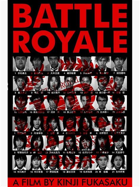 "Battle Royale Movie" Poster for Sale by hendrickmar | Redbubble