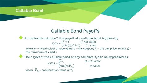 Valuing Callable Bond