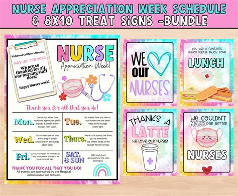 Nurse Appreciation Week 2024 Deals Calendar - Shaun Devondra