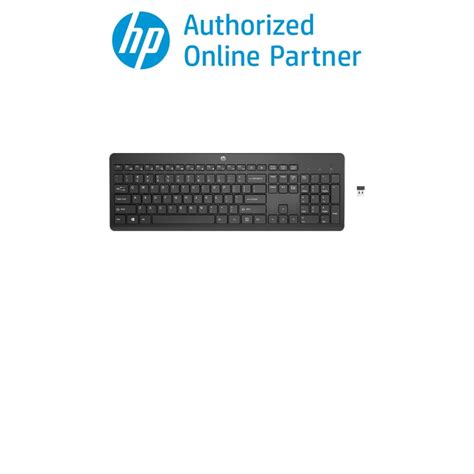 HP 230 Wireless Keyboard - Wireless Connection - Low-Profile, Quiet ...