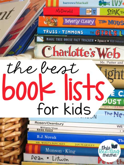 The Best Book Lists for Kids & Teachers