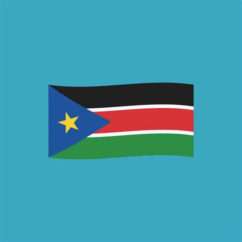 Bandera De Sudan Del Sur - Banco de fotos e imágenes de stock - iStock