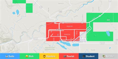 Cody Neighborhood Map