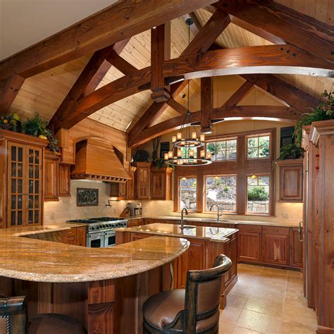 Timber Frame Kitchen - Harmony Timberworks