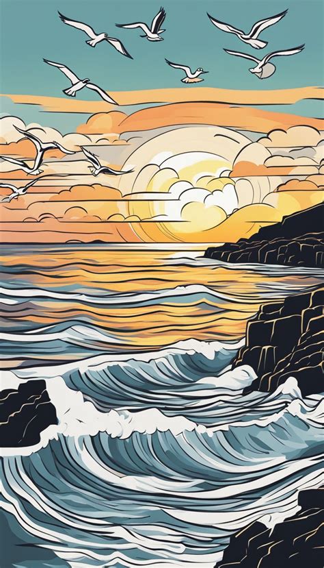 21 Seascape Drawing Ideas: Inspiration for Your Next Masterpiece - Lets ...