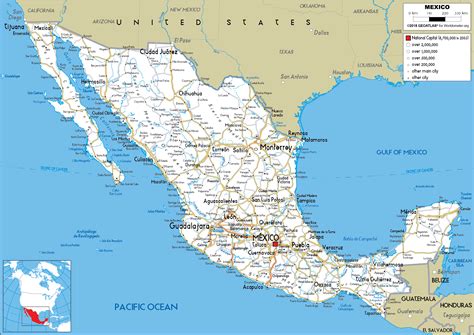 Western Mexico Map