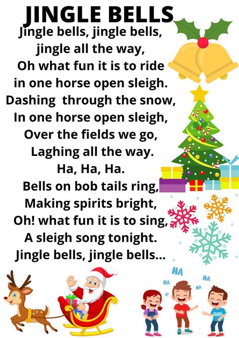 Jingle bells | Rhymes for kids, Christmas songs lyrics, Christmas ...