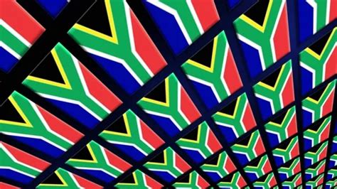 South Africa Flag Animated Background 3d... | Stock Video | Pond5