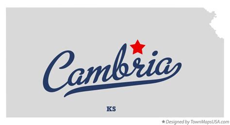 Map of Cambria, KS, Kansas