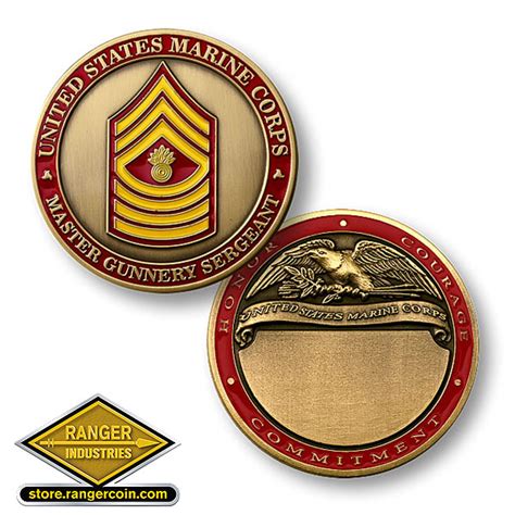 Marine Gunnery Sergeant USMC GySgt Rank Insignia With Seal And EGA Over ...