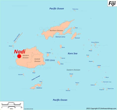 Nadi Map | Fiji | Detailed Maps of Nadi Town