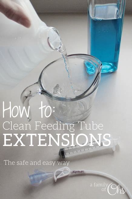 How To: Cleaning Feeding Tube Extensions – a family of Ohs