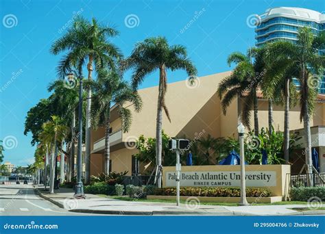 Palm Beach Atlantic University Campus in West Palm Beach Editorial ...