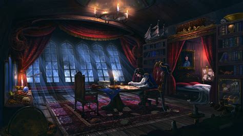 Captain's Quarters by Josh Hutchinson : r/ImaginaryInteriors