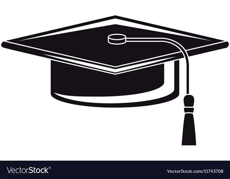 Graduation Cap Silhouette Image