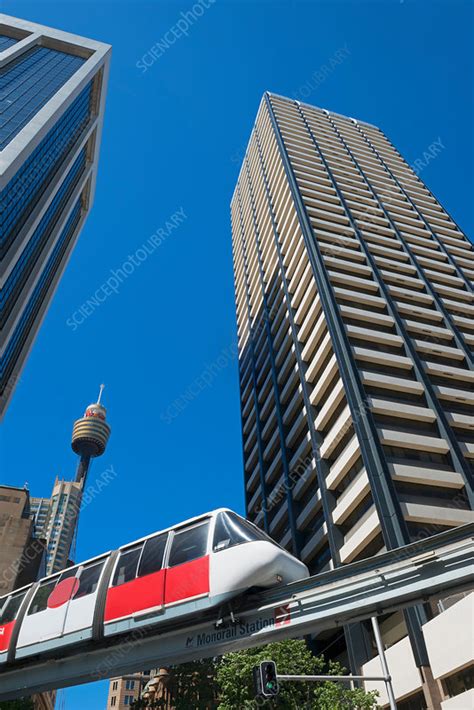 Sydney monorail, Sydney, Australia - Stock Image - F009/1474 - Science ...