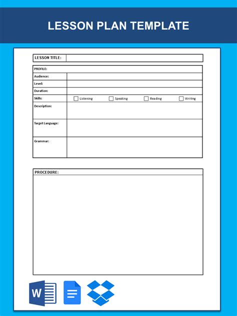 Madeline Hunter Lesson Plan Template Word