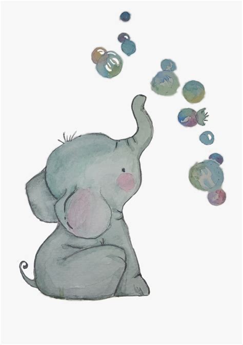 watercolor baby elephant clipart 10 free Cliparts | Download images on ...