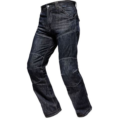 ROUTE ONE DNM002 HIGHWAY MENS KNEE ARMOURED KEVLAR DENIM MOTORCYCLE ...