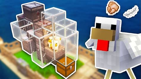 How to make an automatic chicken farm in Minecraft easily