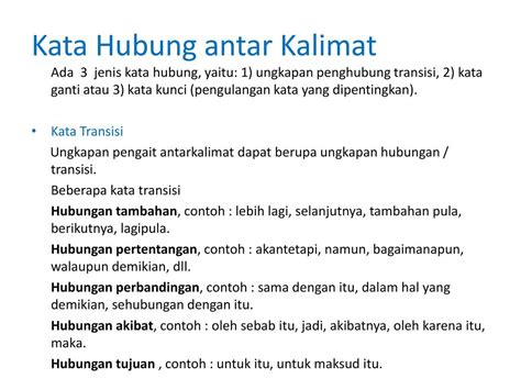 Inilah 14+ Contoh Inspirasi Kata Hubung Tidak Boleh Di Awal Kalimat ...