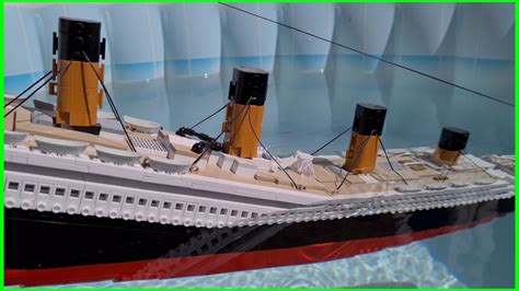 Lego Titanic Model Sinking