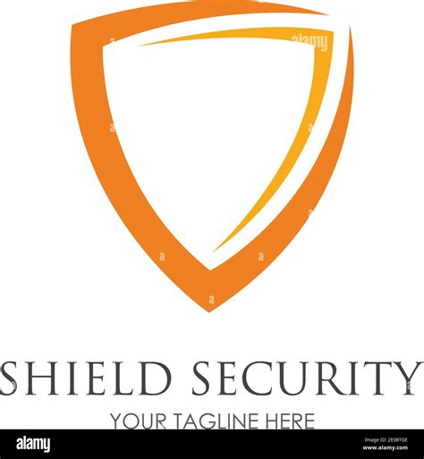 Shield Security logo design vector illustration template Stock Vector ...