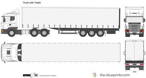 Semi Truck Wrap Template