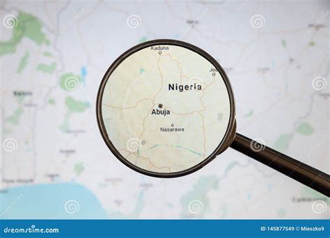 Abuja, Nigeria. Political Map Royalty-Free Stock Image | CartoonDealer ...