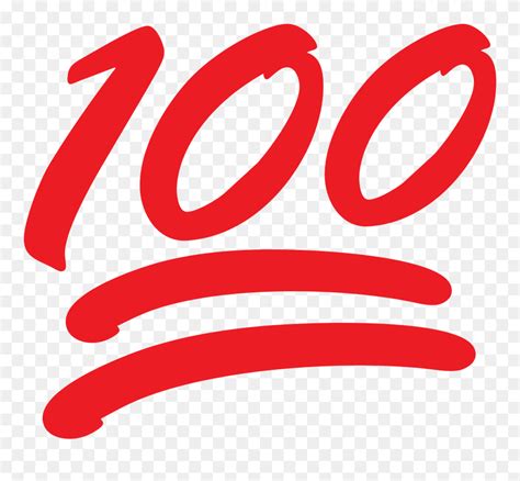 100 Sign Emoji