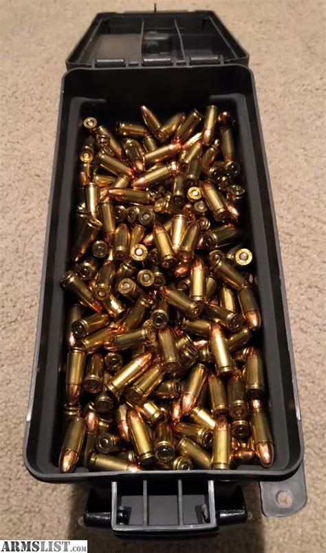 ARMSLIST - For Sale: 1000 rounds - FM 9mm Luger 115 Grain FMJ - 30 cal ...