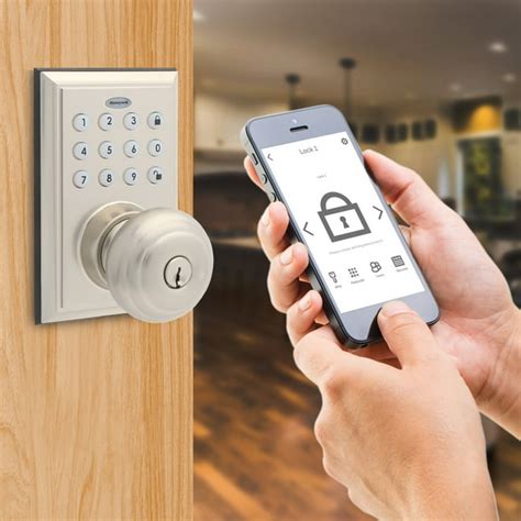 Honeywell Digital Knob Bluetooth Door Lock, Satin Nickel - Walmart.com ...