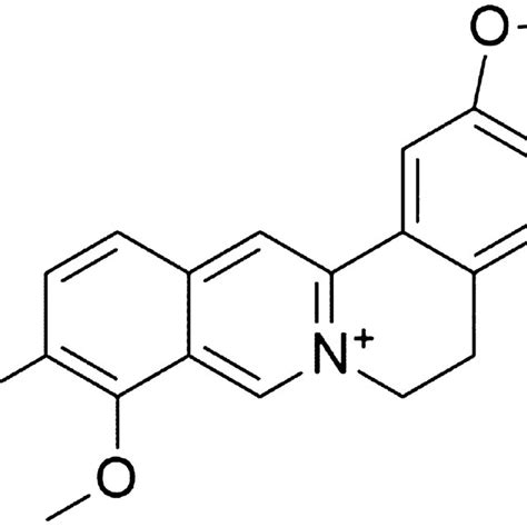 Chemical structure of berberine | Download Scientific Diagram