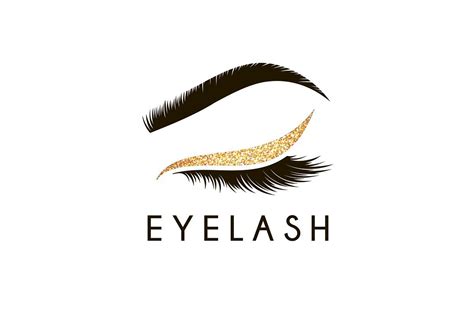 Eye Lash Logo | Eyelash logo, Lashes logo, Makeup logo design