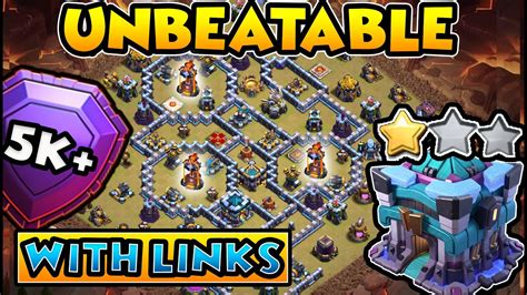 TOP 35 TOWN HALL 13 WAR BASES WITH LINKS -Best TH13 CWL WAR BASE -TH13 ...