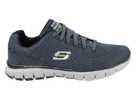 Skechers Relaxed Fit Skech Flex Mens Memory Foam Shoes/Lace Ups ...