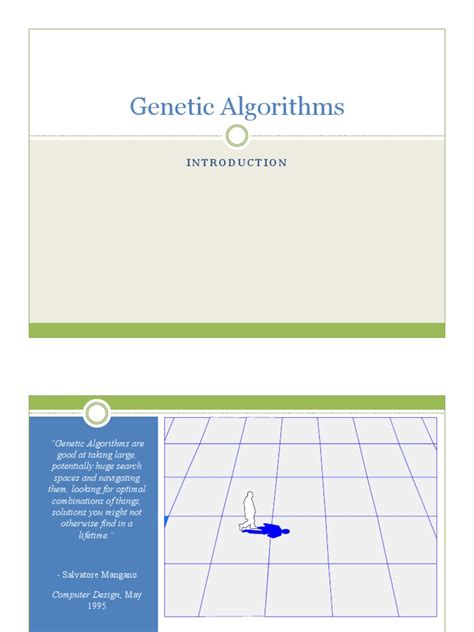 Genetic Algorithms Introduction | Genetic Algorithm | Areas Of Computer ...