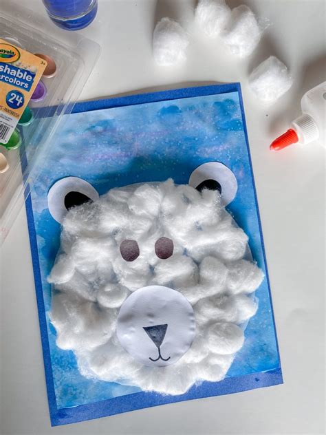 Easy Polar Bear Craft For Preschool Kids - Sandbox Academy