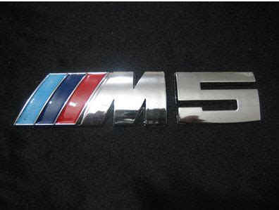 Chrome BMW M5 Emblem, Chrome M5 Emblems, Chrome Finish Tahoe Emblems ...