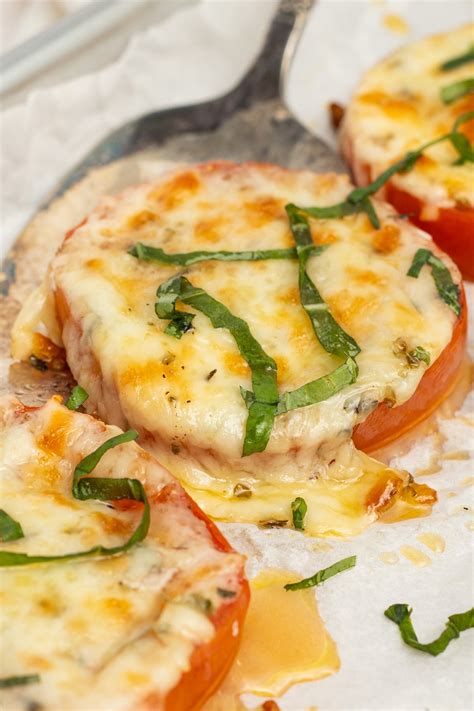 Baked Tomatoes with Mozzarella - Sprinkled With Balance