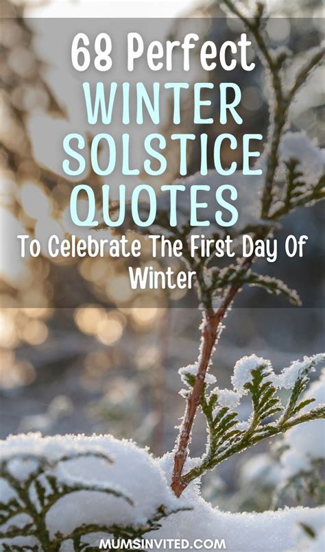 The First day of Winter is here! Happy Winter Solstice. To help you ...