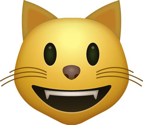 Smiling Cat Emoji [Free Download IOS Emojis] | Emoji Island