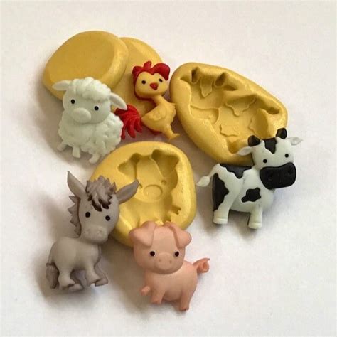 Fondant Farm Animals - Etsy